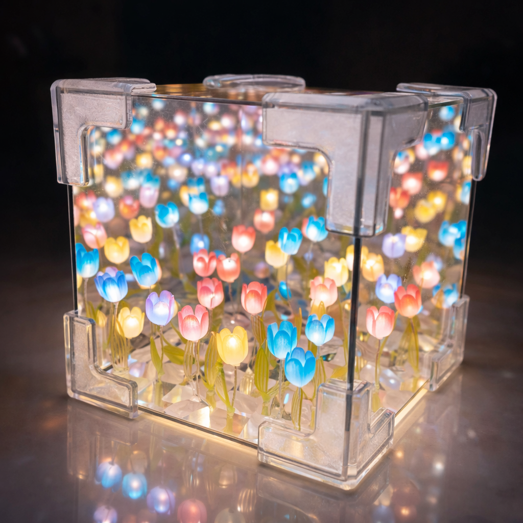 Lampara de Tulipanes Infinitos Armable